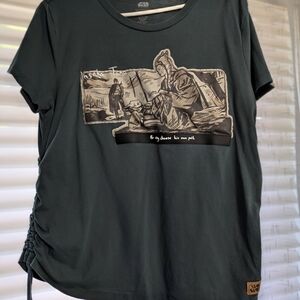 Star Wars Forest Green Tee with Tan Logo Patch